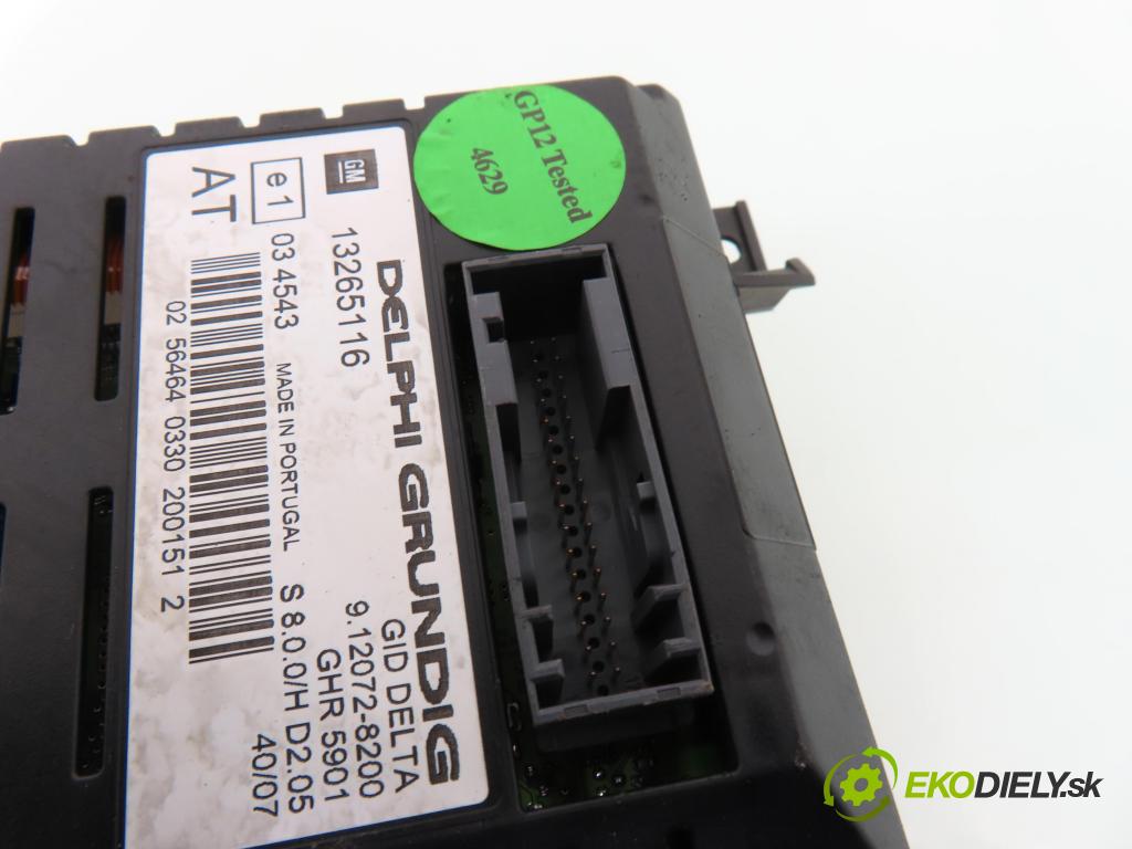 OPEL ASTRA H Kombi (A04) KOMBI 2007 85,00 1.6 - Z 16 XER 1598,00 RADIO CD 13154304 ; CD30 ; 13265116