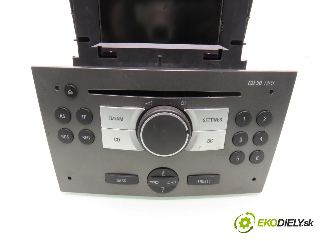 OPEL ASTRA H Kombi (A04) KOMBI 2007 85,00 1.6 - Z 16 XER 1598,00 RADIO CD 13154304 ; CD30 ; 13265116