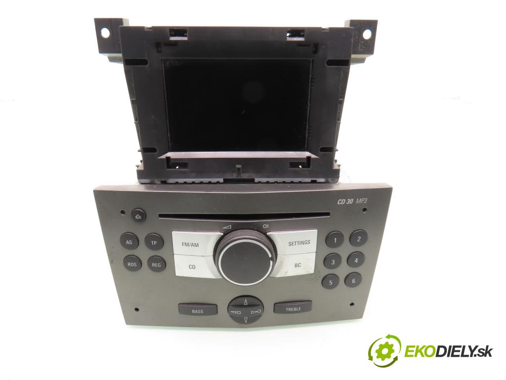 OPEL ASTRA H Kombi (A04) KOMBI 2007 85,00 1.6 - Z 16 XER 1598,00 RADIO CD 13154304 ; CD30 ; 13265116