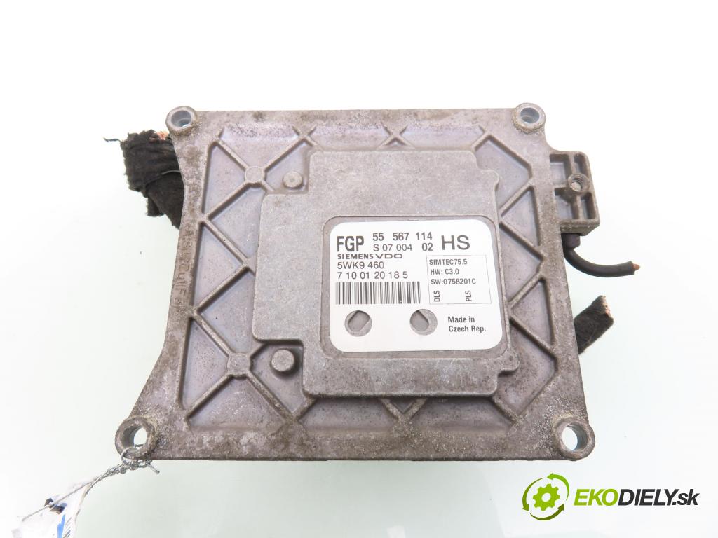OPEL ASTRA H Kombi (A04) KOMBI 2007 85,00 1.6 - Z 16 XER 1598,00 Riadiaca jednotka Motor 55567114 ; 5WK9460