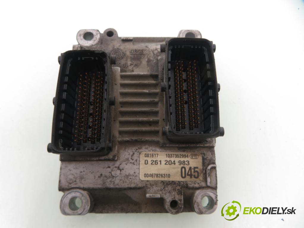 FIAT PUNTO (188_) HB 2004 44,00 1.2 60 - 188 A4.000 1242,00 Riadiaca jednotka Motor 0261204983 ; 1037352994