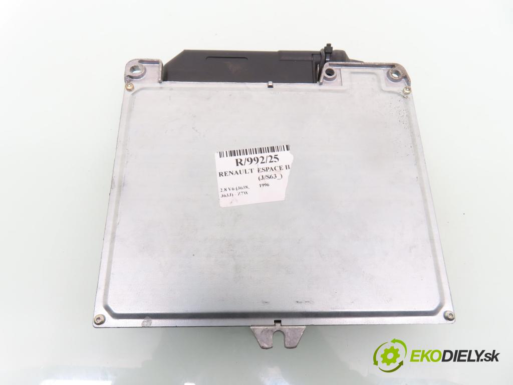 RENAULT ESPACE II (J/S63_) MINIVAN 1996 110,00 2.8 V6 (J638, J63J) - Z7W 712 2849,00 Riadiaca jednotka Motor S101260114A ; HOM7700851740