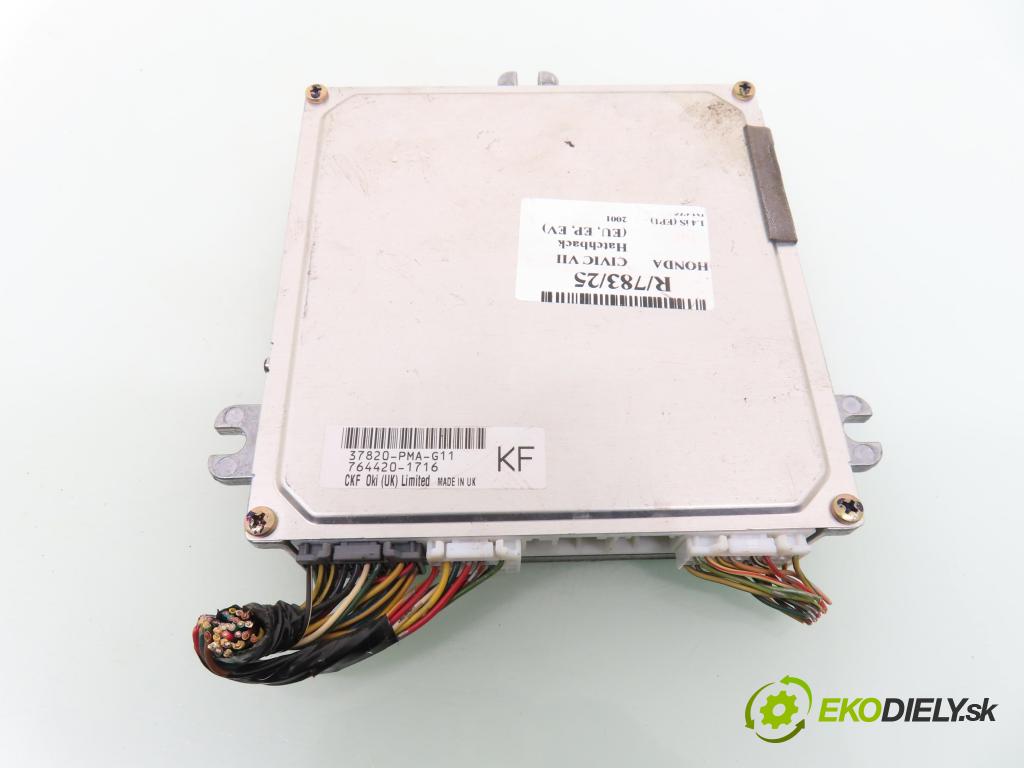 HONDA CIVIC VII Hatchback (EU, EP, EV) HB 2001 55,00 1.4 i 75 - D14Z6 1396,00 Riadiaca jednotka Motor 37820PMAG11