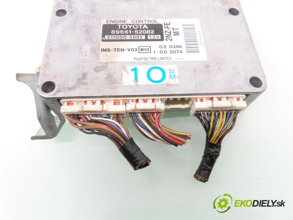 TOYOTA YARIS (_P1_) HB 2002 63,00 1.3 VVTi 86 - 2NZ-FE 1299,00 Riadiaca jednotka Motor 8966152082 ; 2110005992