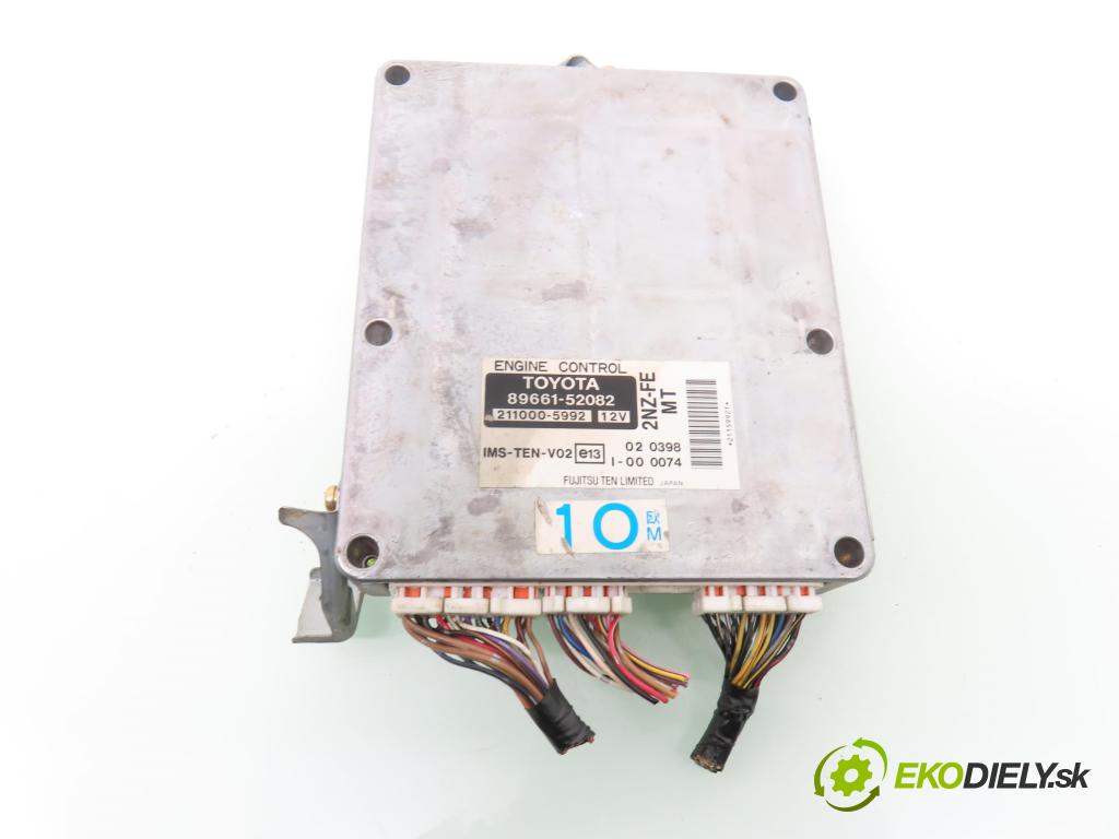 TOYOTA YARIS (_P1_) HB 2002 63,00 1.3 VVTi 86 - 2NZ-FE 1299,00 Riadiaca jednotka Motor 8966152082 ; 2110005992