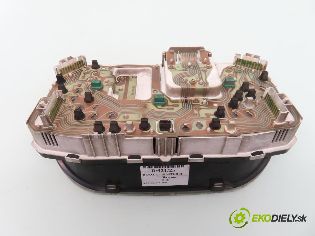 RENAULT MASTER II Skrzynia (FD) FURGON 1998 59,00 2.5 D - S8U 770 2499,00 Prístrojovka elektrický RN0002001