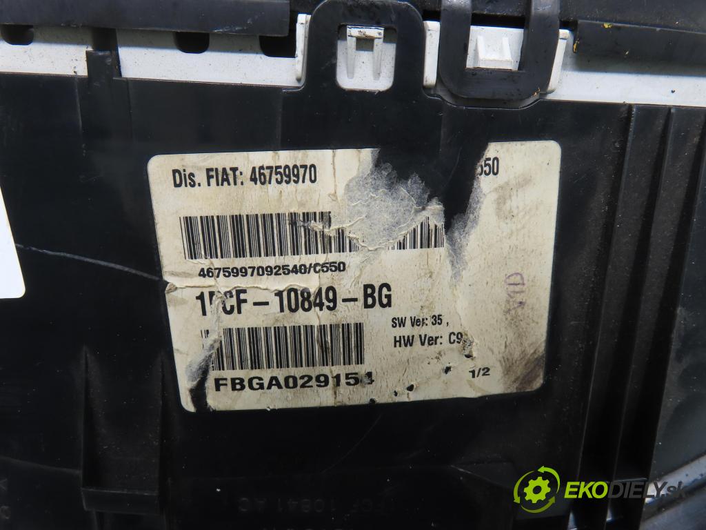 FIAT STILO (192_) HB 2002 85,00 1.9 JTD 115 - 192 A1.000 1910,00 Prístrojovka elektrický 46759970 ; 1FCF10849BG