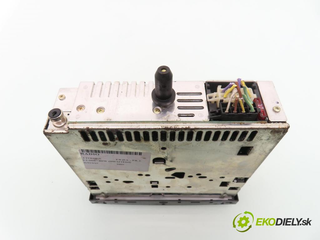 CITROEN C8 (EA_, EB_) VAN 2005 94,00 2.2 HDi - 4HW (DW12TED4) 2179,00 RADIO CD 96565725XT