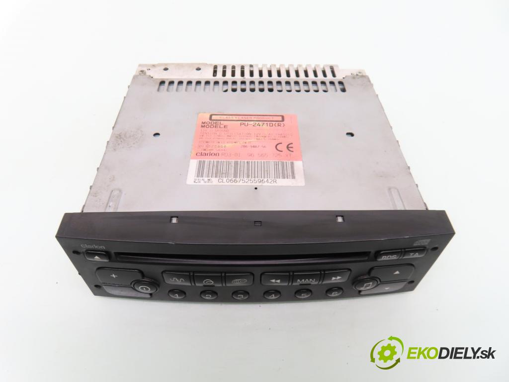 CITROEN C8 (EA_, EB_) VAN 2005 94,00 2.2 HDi - 4HW (DW12TED4) 2179,00 RADIO CD 96565725XT