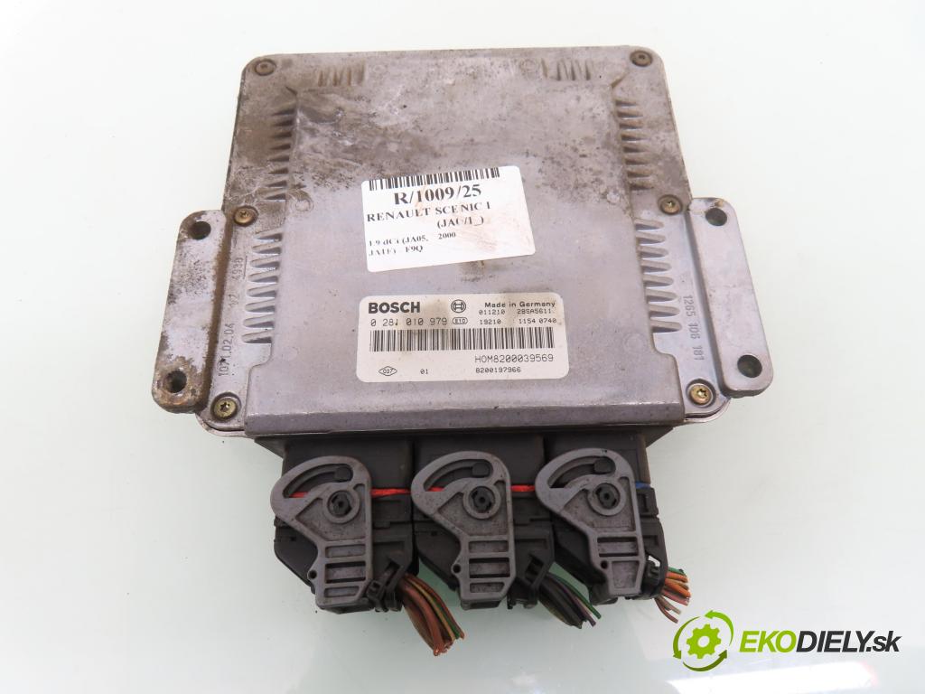 RENAULT SCENIC I (JA0/1_) MINIVAN 2000 75,00 1.9 dCi 102 - F9Q 732 1870,00 Riadiaca jednotka Motor 0281010979 ; HOM8200039569