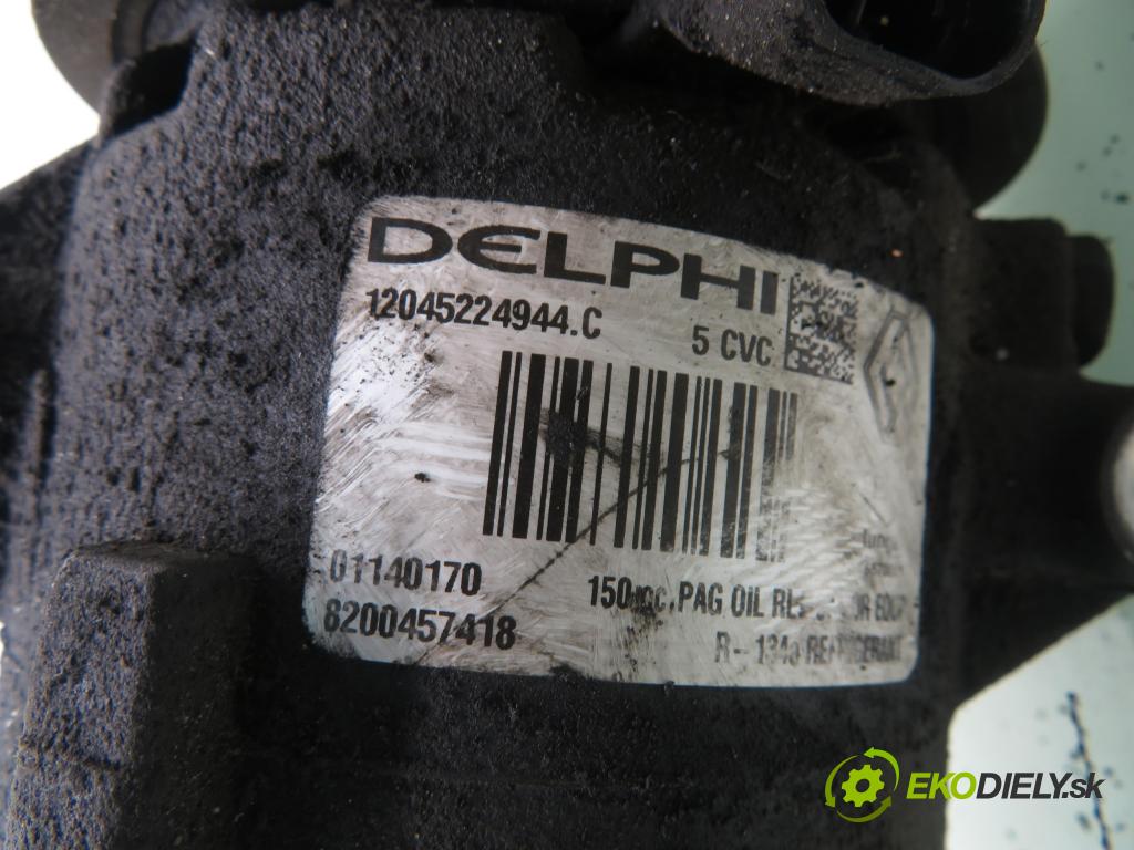 RENAULT SCENIC II (JM0/1_) MINIVAN 2006 96,00 1.9 dCi (JM15) - F9Q 804 1870,00 KOMPRESOR: klimatizácie 8200457418 ; 01140170 (Kompresor klimatizácie)