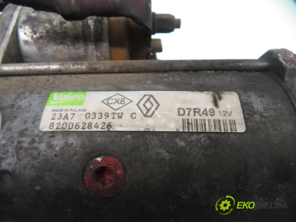 RENAULT SCENIC II (JM0/1_) MINIVAN 2006 96,00 1.9 dCi (JM15) - F9Q 804 1870,00 startér 8200628426 ; D7R49 (Startér)