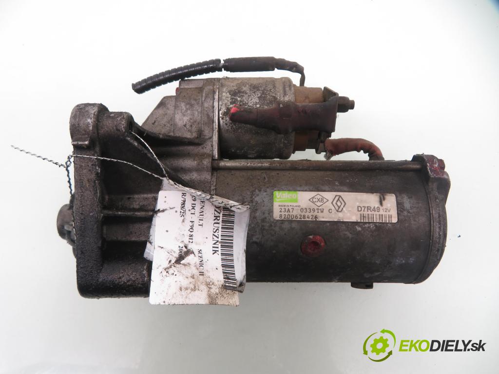 RENAULT SCENIC II (JM0/1_) MINIVAN 2006 96,00 1.9 dCi (JM15) - F9Q 804 1870,00 startér 8200628426 ; D7R49 (Startér)