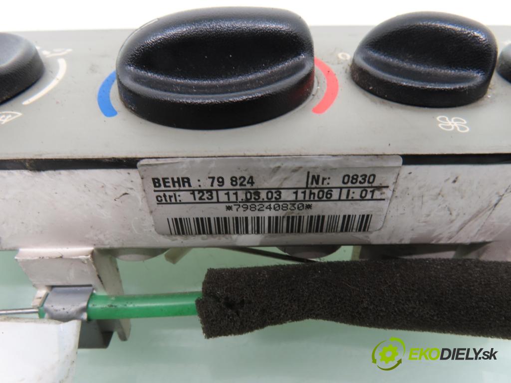 RENAULT KANGOO (KC0/1_) KOMBIVAN 2003 48,00 1.5 dCi 70 - K9K 704 1461,00 Panel kúrenia KLIMATIZACE: 79824