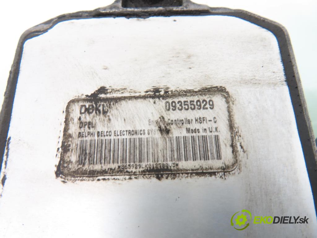 OPEL ASTRA G Kombi (T98) KOMBI 2000 74,00 1.6 16V 100 - X 16 XEL 1598,00 spinačka / imobilizéra IMMO / Riadiaca jednotka 09355929