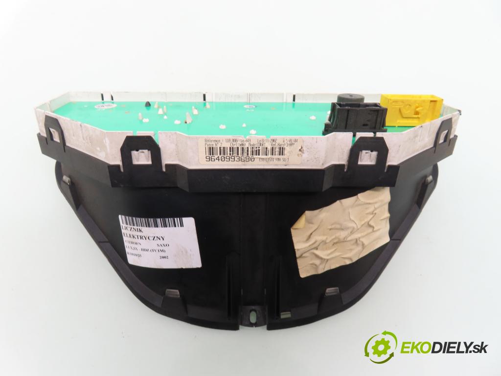 CITROEN SAXO (S0, S1) HB 2002 44,00 1.1 60 - HDZ 1124,00 Prístrojovka elektrický 9640993880