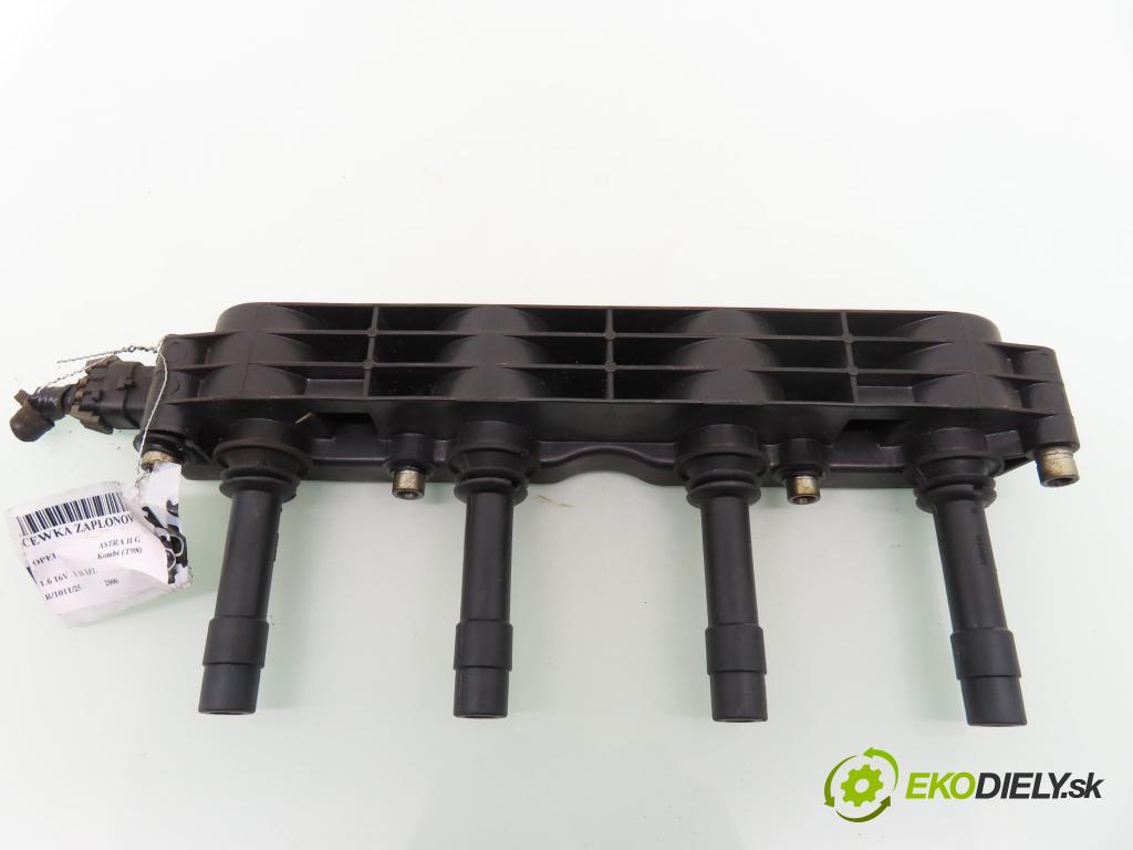 OPEL ASTRA G Kombi (T98) KOMBI 2000 74,00 1.6 16V 100 - X 16 XEL 1598,00 Cievka zapaľovacia 19005212