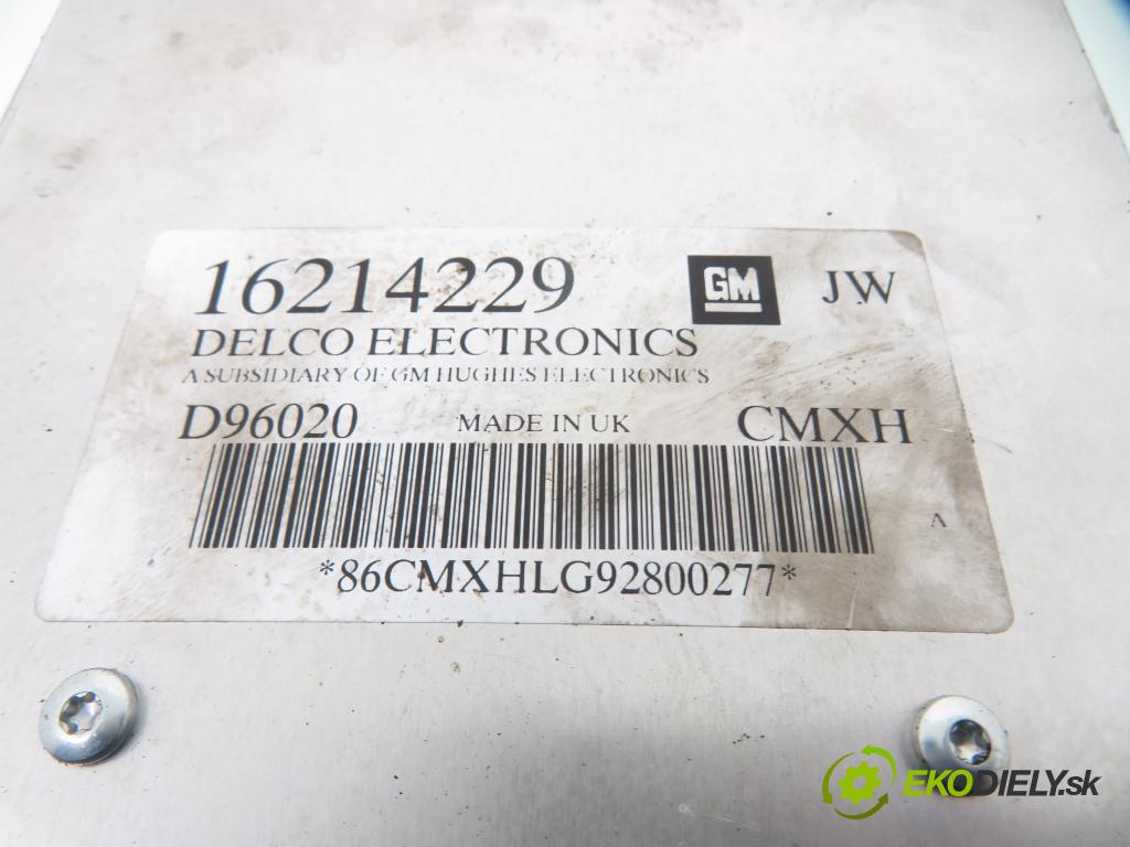 OPEL ASTRA F (T92) SEDAN 1999 55,00 1.6 - 16 LZ2 1598,00 spinačka / imobilizéra IMMO / Riadiaca jednotka 16214229 ; 24418928 ; 26034041