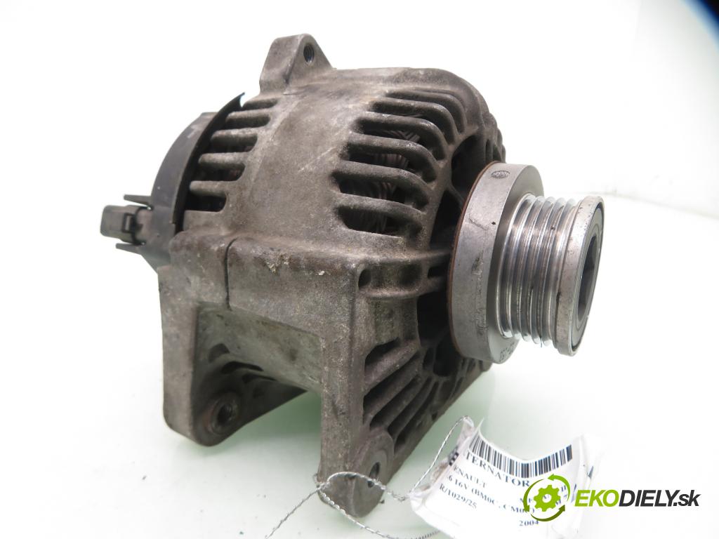 RENAULT MEGANE II (BM0/1_, CM0/1_) HB 2004 83,00 1.6 16V 113 - K4M 760 1598,00 Alternátor 8200100907 ; TG11C011 ; 2542664D (Alternátor)