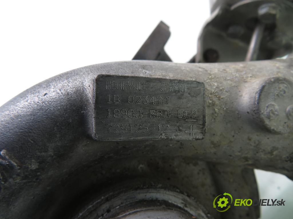 HONDA ACCORD VII Tourer (CM, CN) KOMBI 2006 103,00 2.2 i-CTDi (CN2) - N22A1 2204,00 Turbodúchadlo 18900RBDE02 ; 72912512 (Turbodúchadlo (kompletné))