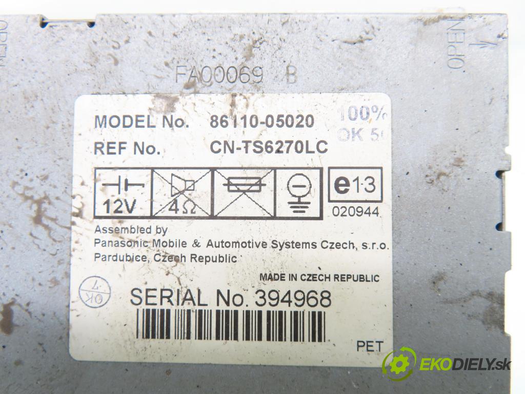 TOYOTA AVENSIS (_T25_) SEDAN 2005 108,00 2.0 VVTi (AZT250_) - 1AZ-FE 1998,00 ZOBRAZIT: 8611005020