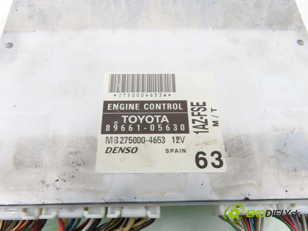 TOYOTA AVENSIS (_T25_) SEDAN 2005 108,00 2.0 VVTi (AZT250_) - 1AZ-FE 1998,00 Riadiaca jednotka Motor 8966105630 ; MB2750004653