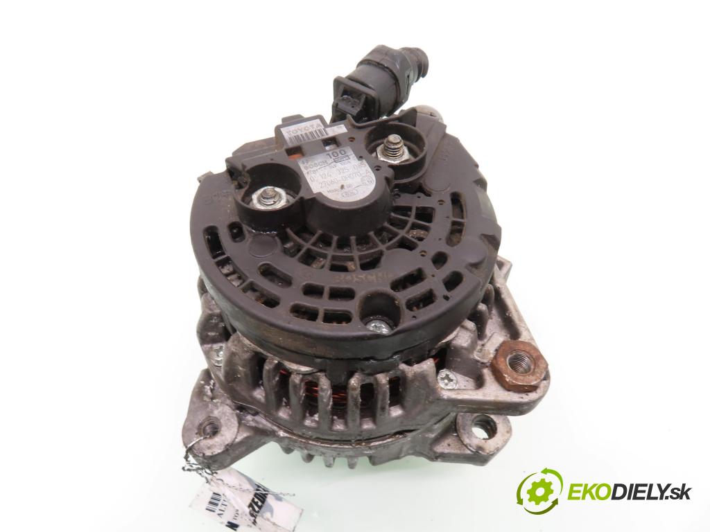 TOYOTA AVENSIS (_T25_) SEDAN 2005 108,00 2.0 VVTi (AZT250_) - 1AZ-FE 1998,00 Alternátor 0124325085 ; 270600H070A (Alternátor)