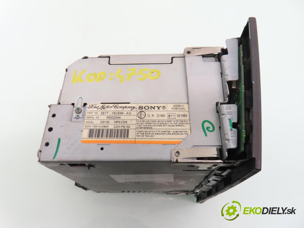 FORD MONDEO III Turnier (BWY) KOMBI 2004 96,00 2.0 TDCi - FMBA 1998,00 RADIO CD 3S7T18C939AG