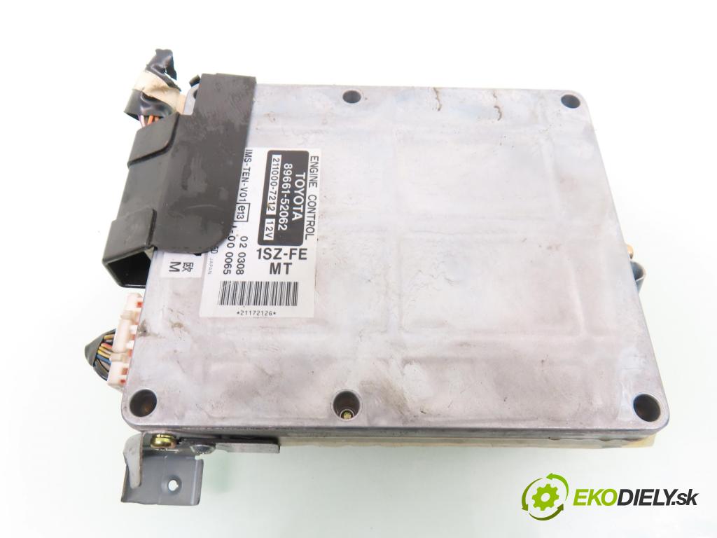 TOYOTA YARIS (_P1_) HB 2000 50,00 1.0 VVT- i 68 - 1SZ-FE 998,00 Riadiaca jednotka Motor 8966152062 ; 2110007212