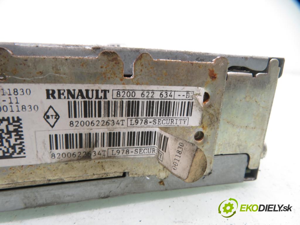 RENAULT ESPACE IV (JK0/1_) MINIVAN 2007 96,00 2.0 dCi 131 - M9R 740 1995,00 RADIO CD 8200622634 ; 8200622634T