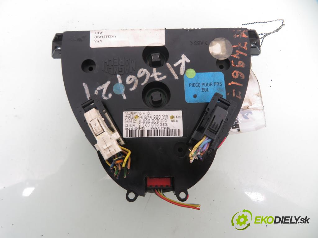 CITROEN C8 (EA_, EB_) VAN 2005 94,00 2.2 HDi - 4HW (DW12TED4) 2179,00 Panel kúrenia KLIMATRONIK 14874990YR ; A83000200 ; 9140010393
