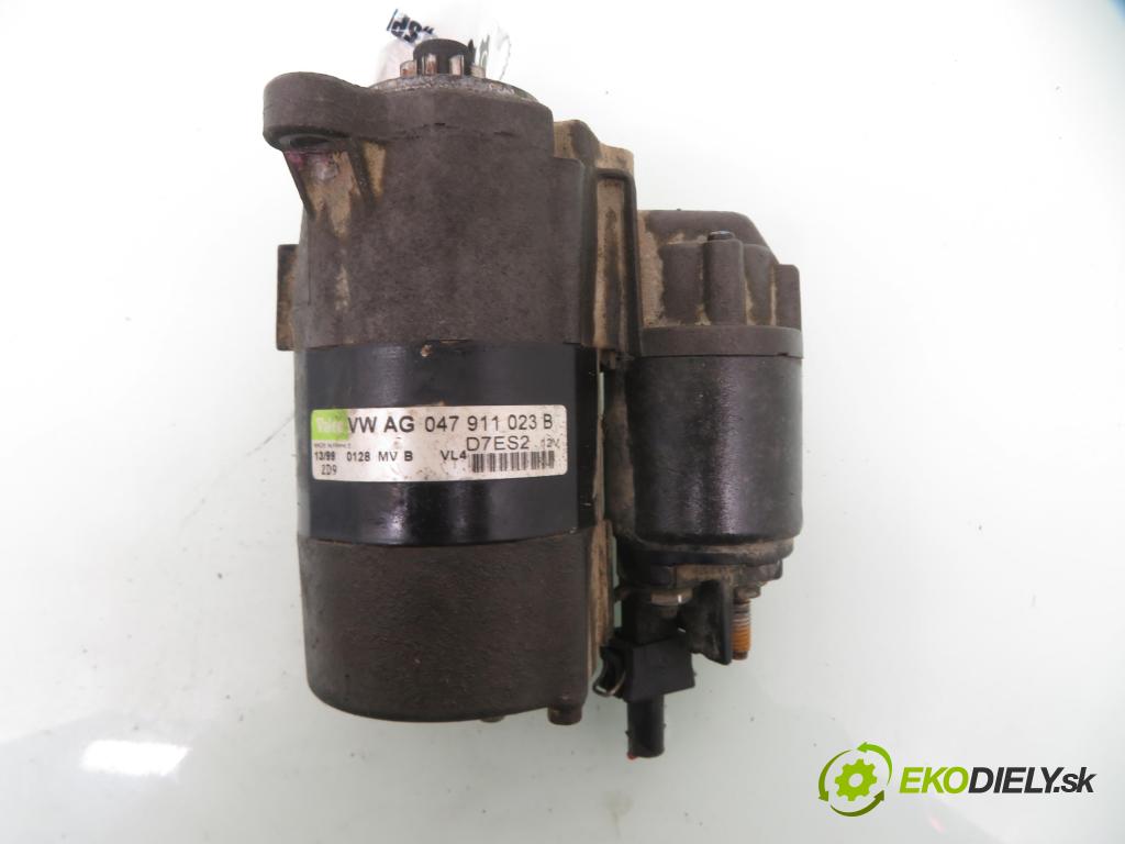 VW LUPO (6X1, 6E1) HB 1999 37,00 1 - AER 999,00 startér 047911023B ; D7ES2 (Startér)