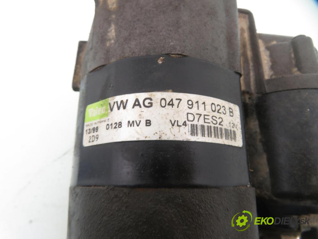 VW LUPO (6X1, 6E1) HB 1999 37,00 1 - AER 999,00 startér 047911023B ; D7ES2 (Startér)