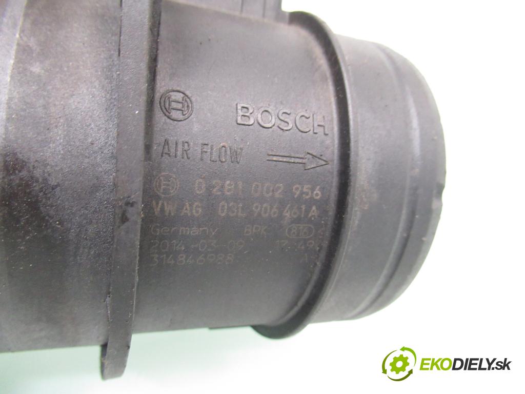 VW PASSAT B6 (3C2) SEDAN 2006 125,00 2.0 TDI - BMR 1968,00 váha vzduchu vzduchu 0281002956 ; 03L906461A
