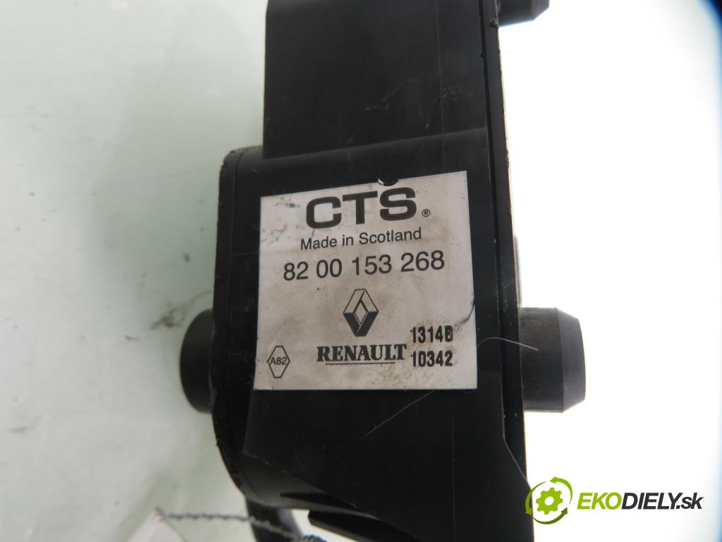 RENAULT MEGANE II (BM0/1_, CM0/1_) HB 2004 83,00 1.6 16V 113 - K4M 760 1598,00 Potenciometer plynu 8200153268 (Potenciometer plynového pedálu)