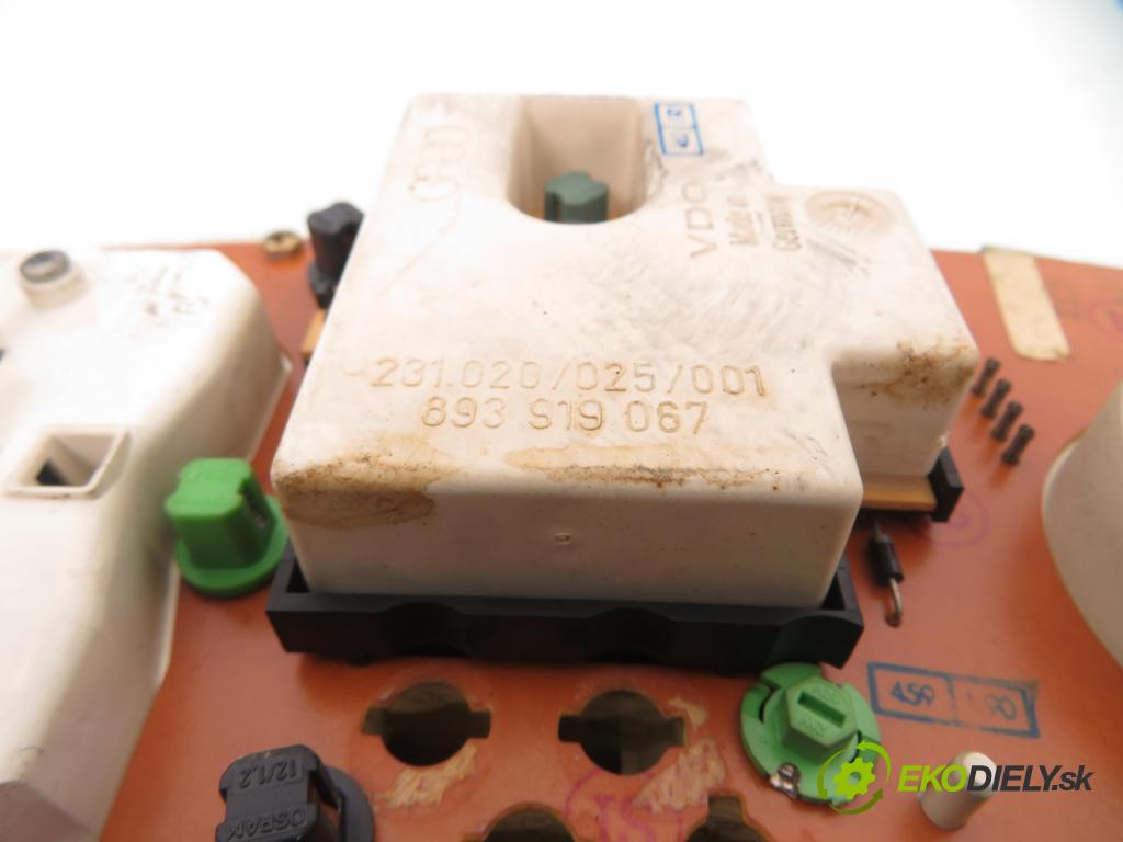 AUDI 80 (89, 89Q, 8A, B3) SEDAN 1990 80,00 2.0 - 3A 1984,00 Prístrojovka elektrický 88311156 ; 893919067 ; 88311113