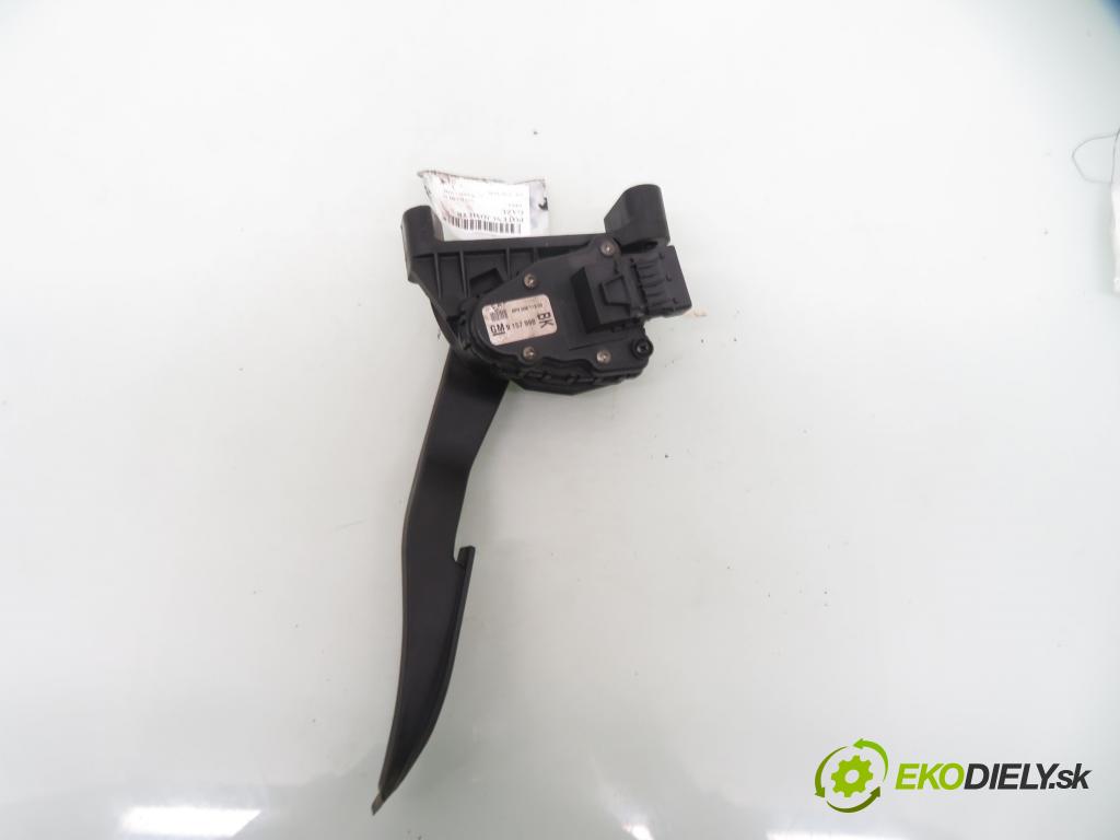OPEL ASTRA H Kombi (A04) KOMBI 2007 85,00 1.6 - Z 16 XER 1598,00 Potenciometer plynu 9157998 ; 6PV00811200 (Potenciometer plynového pedálu)