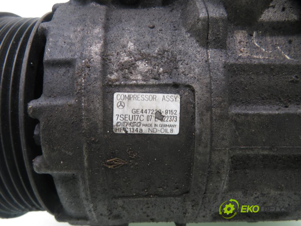 MERCEDES-BENZ KLASA C coupe (CL203) COUPE 2003 105,00 C 220 CDI 143 - OM 611.962 2148,00 KOMPRESOR: klimatizácie 4472209152 ; 7SEU17C (Kompresor klimatizácie)