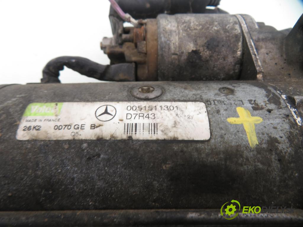 MERCEDES-BENZ KLASA C coupe (CL203) COUPE 2003 105,00 C 220 CDI 143 - OM 611.962 2148,00 startér 0051511301 ; D7R43 (Startér)