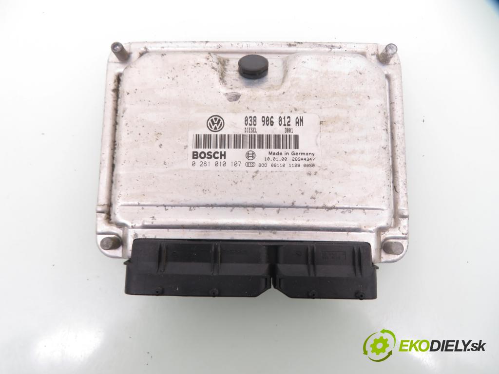 SKODA FABIA I (6Y2) HB 2000 47,00 1.9 SDI - ASY 1896,00 Riadiaca jednotka Motor 038906012AN ; 0281010107