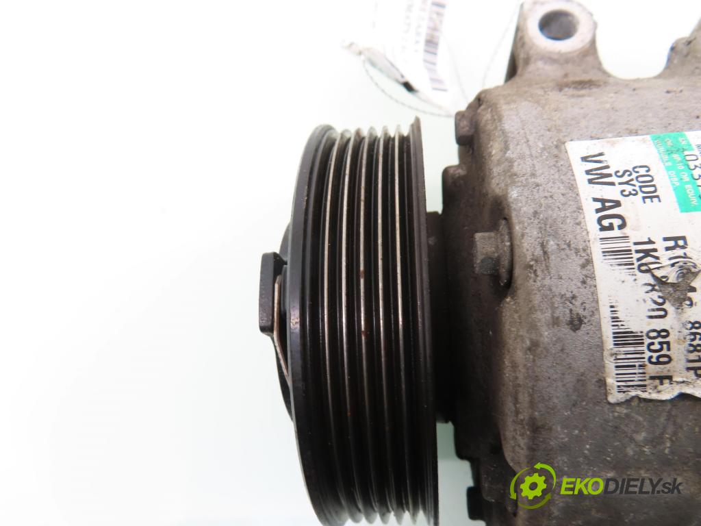 VW PASSAT B6 Variant (3C5) KOMBI 2007 103,00 2.0 TDI 16V - BKP 1968,00 KOMPRESOR: klimatizácie 1K0820859F (Kompresor klimatizácie)