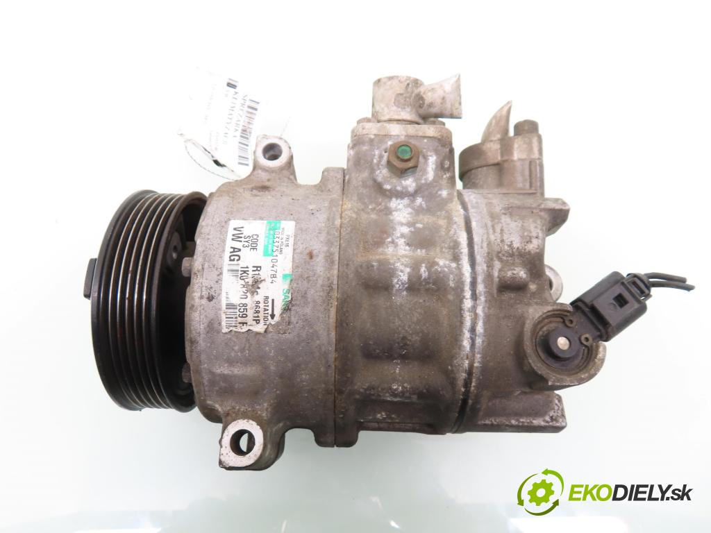 VW PASSAT B6 Variant (3C5) KOMBI 2007 103,00 2.0 TDI 16V - BKP 1968,00 KOMPRESOR: klimatizácie 1K0820859F (Kompresor klimatizácie)