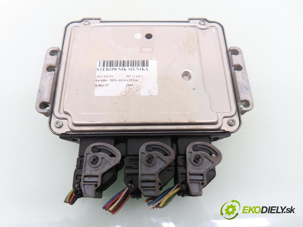 PEUGEOT 307 (3A/C) HB 2005 66,00 1.6 HDi 90 - 9HX (DV6ATED4) 1560,00 Riadiaca jednotka Motor 0281011863 ; 9659342280