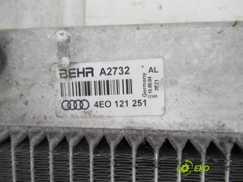 AUDI A8 D3 (4E2, 4E8) SEDAN 2004 171,00 3.0 TDI quattro - ASB 2967,00 chladič vody 4E0121251