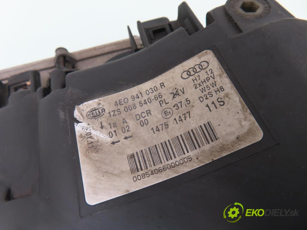 AUDI A8 D3 (4E2, 4E8) SEDAN 2004 171,00 3.0 TDI quattro - ASB 2967,00 světlo PP 4E0941030R ; 1ZS00854066 ; 4E0907813