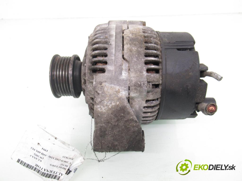 MERCEDES-BENZ KLASA C (W202) SEDAN 1994 55,00 C 200 D (202.120) - OM 601.913 1997,00 Alternátor 0081549602 ; 0120485022 (Alternátor)