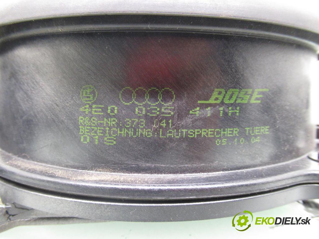 AUDI A8 D3 (4E2, 4E8) SEDAN 2004 171,00 3.0 TDI quattro - ASB 2967,00 reproduktor Dvere 4E0035412A ; 4E0035411A ; 4E0035411H