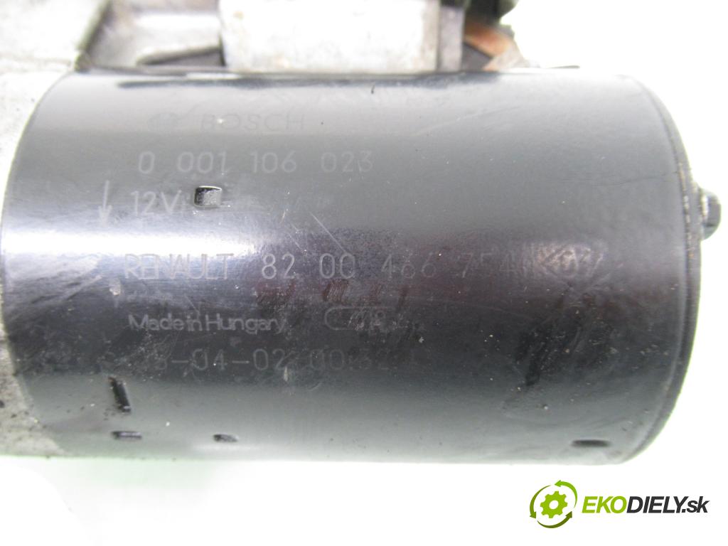 RENAULT ESPACE IV (JK0/1_) MINIVAN 2005 100,00 2.0 (JK09) - F4R 792 1998,00 Štartér 8200466754 ; 0001106023 ; 1005831305 (Štartér)