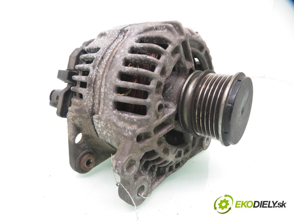 VW BORA (1J2) KOMBI 2003 96,00 1.9 TDI - ASZ 1896,00 Alternátor 038903023L ; 0124325001 (Alternátor)