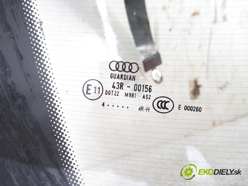 AUDI A8 D3 (4E2, 4E8) SEDAN 2004 171,00 3.0 TDI quattro - ASB 2967,00 okno zadní část SEDAN